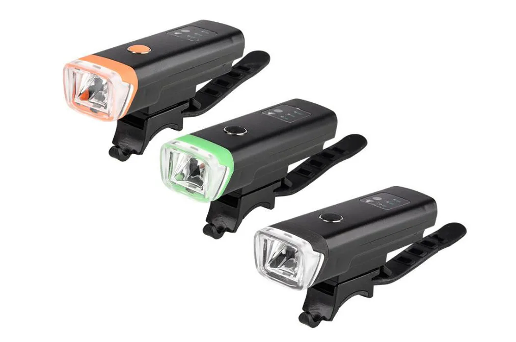 
Bicycle Smart Head Light Bike Intelligent Front Lamp USB Rechargeable Handlebar LED Lantern Flashlight 
