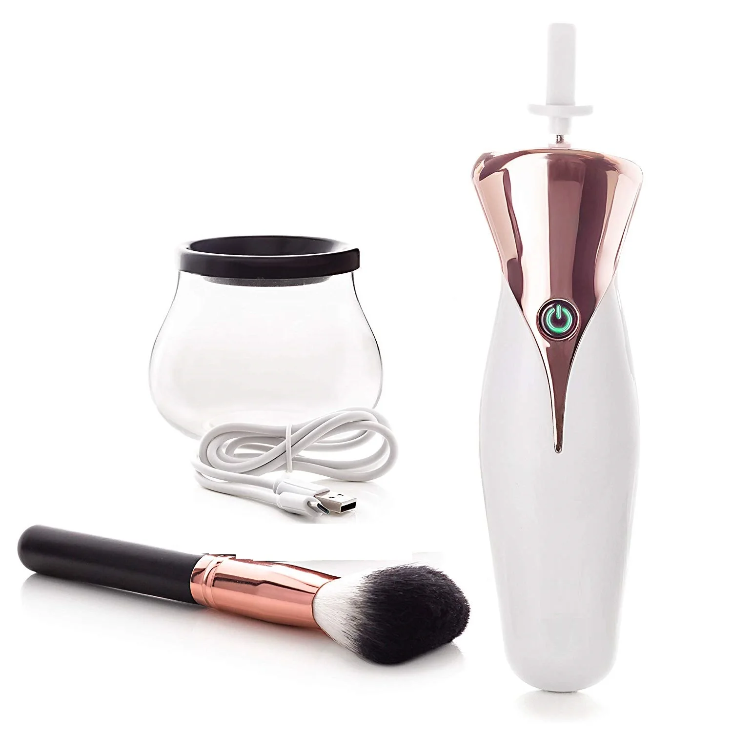 

2019 best seller Amazon electric private label makeup brush cleaner machine Electric Makeup Brush Cleaner Kit