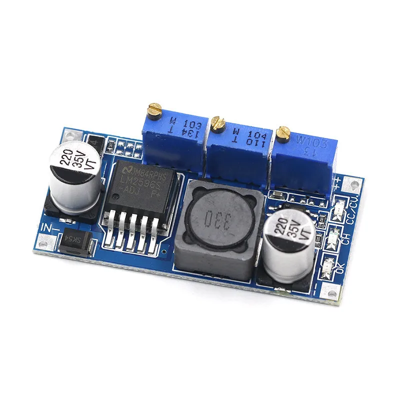 LM2596S DC-DC Constant Current Module LM2596 DC-DC 7V-35V Step-down Adjustable CC/CV Power Supply Module