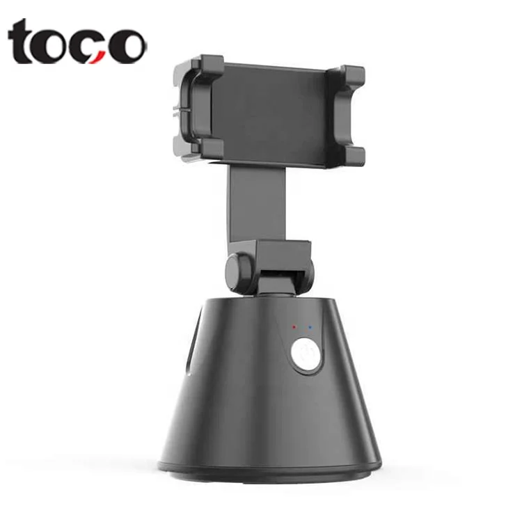 

toco smart rotation Selfie Stick smart Shooting Phone Holder rotation face tracking stick, Black white pink