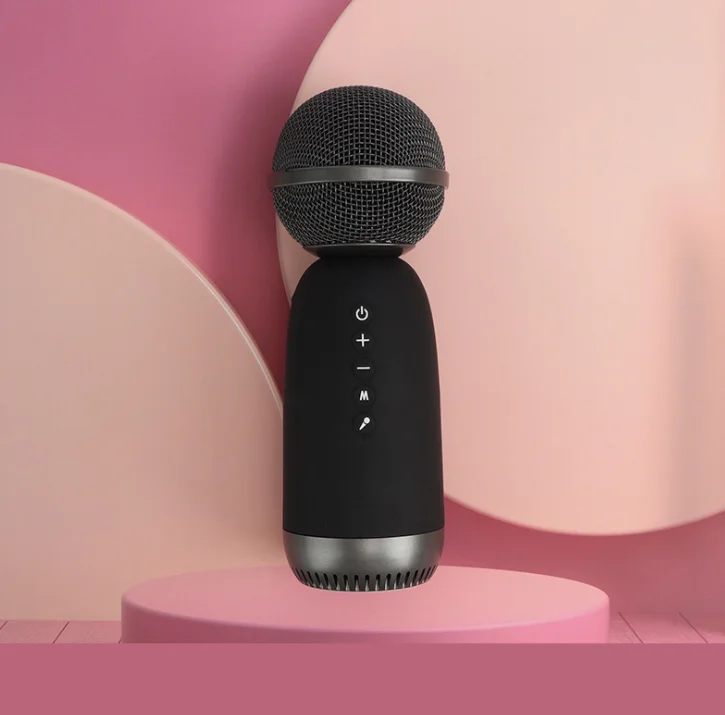 

2021 High quality Handheld wireless microphone Karaoke Mic for Kids Adults parties