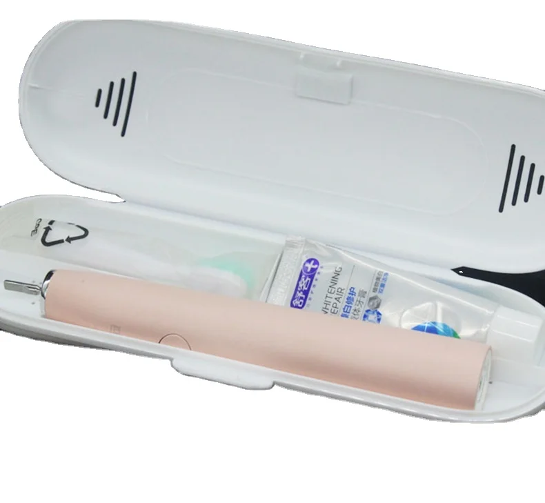 

OJV Wholesale Portable Plastic White Adult Electric Toothbrush Travel Case