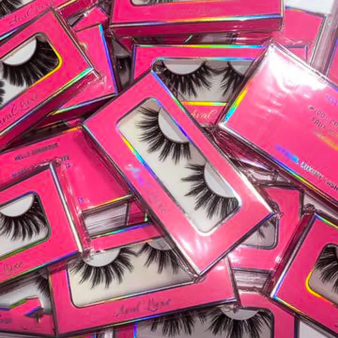 

Wholesale Private Label Handmade Strip Faux Mink Eye Lashes 3d Silk Eyelashes, Natural black