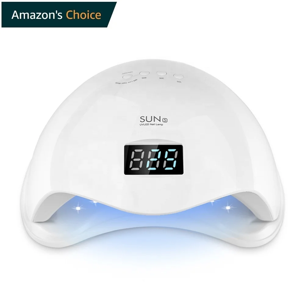 

48W SUN 5 LED Nail Art uv Lamp Gel Polish Fast Drying Machine Professional Smart Sensor Nail dryer Curing Light Manicure uv Lamp