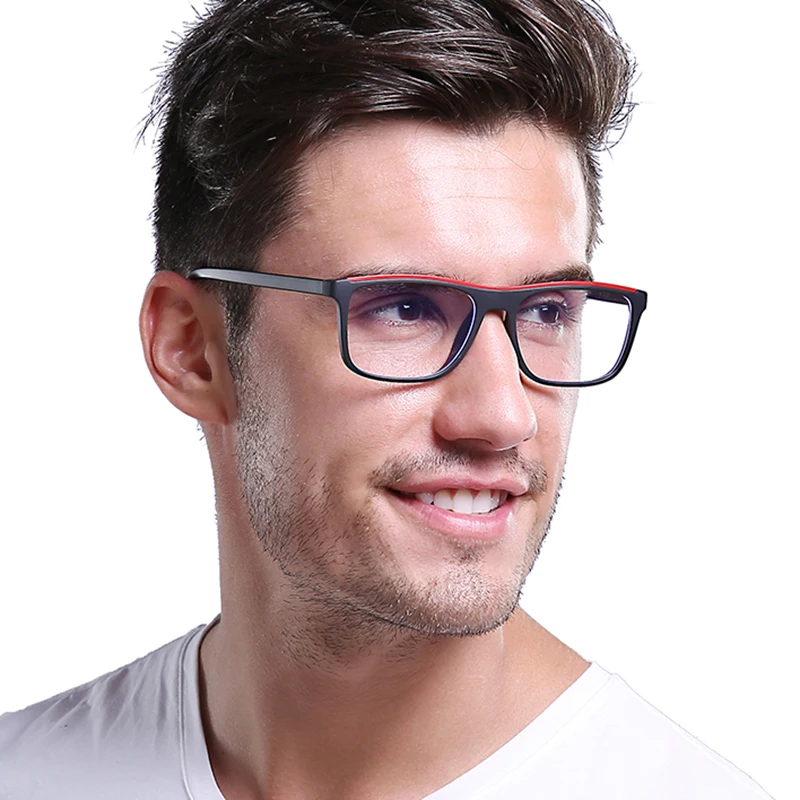 

SHINELOT LG8042 Anti-blue ray Lens Eyewear TR90 Glasses Frame Blue Light Blocking Glasses Prescription Eye Glasses