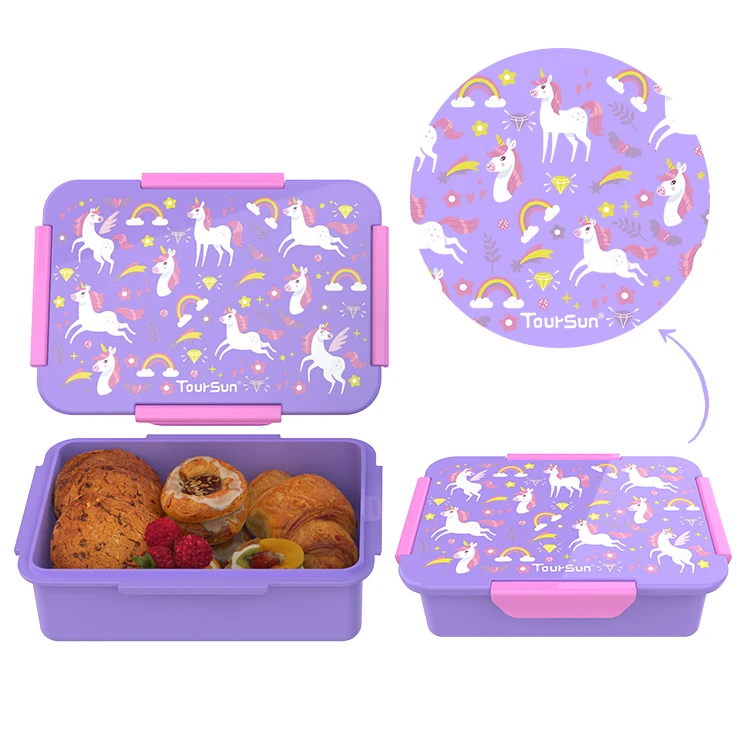 

Wholesale Cartoon Bento Lunch Box 1 Compartment Small Size New Lunch Box