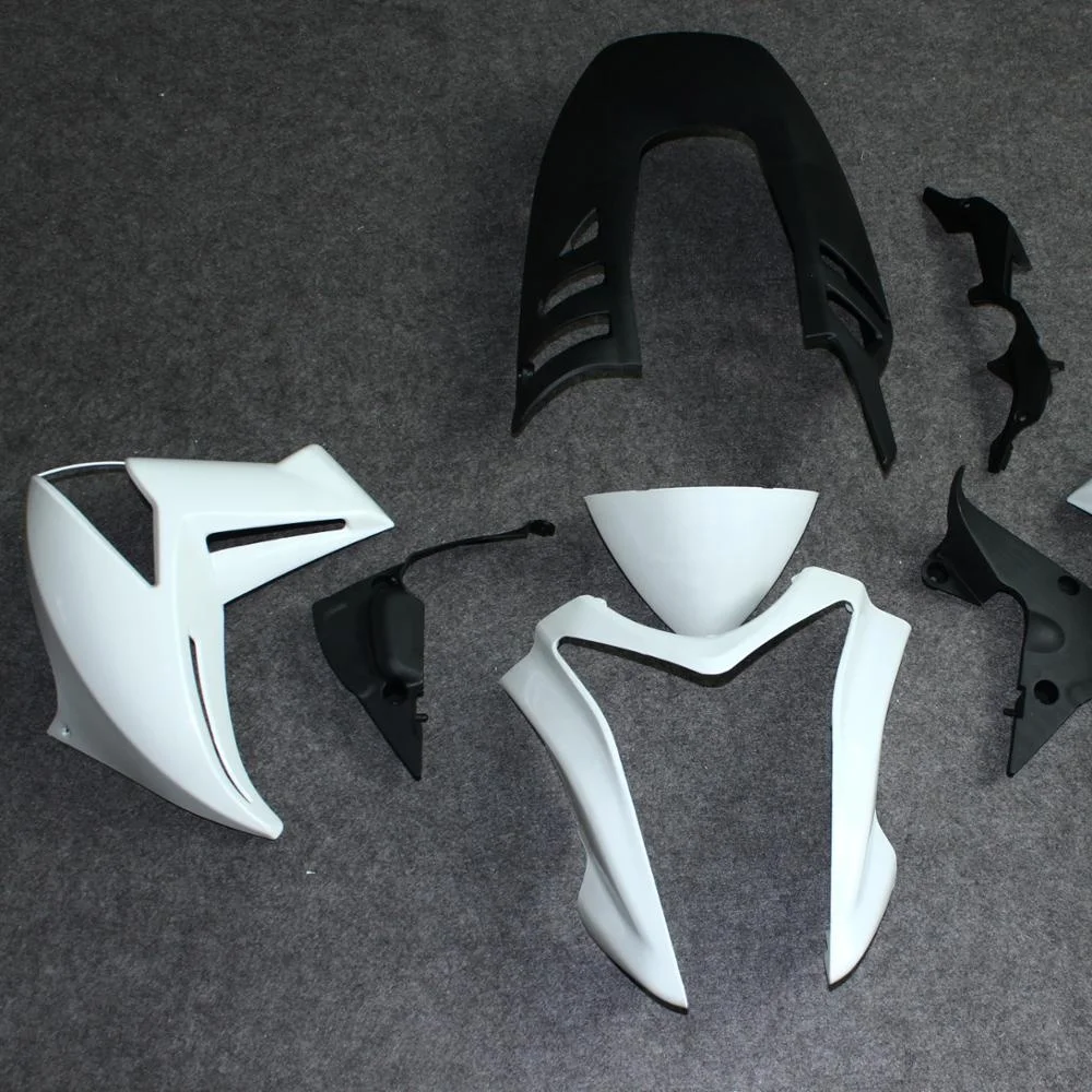 

2021 WHSC Wholesale Fairing Kit ABS Plastic For KAWASAKI ER6 2009 Motorcycle Cover Body With Un-Painted, Pictures shown