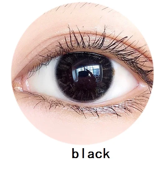 

New arrival moony black color contact lenses high quality contact lens