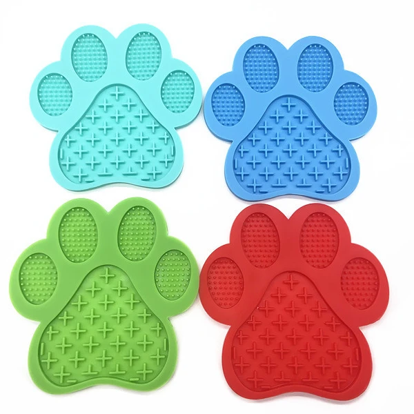 

Silicone Dog& Cat Slow Feeder Bowl Pad Dog Lick Mat Suction For Pet, Customized color