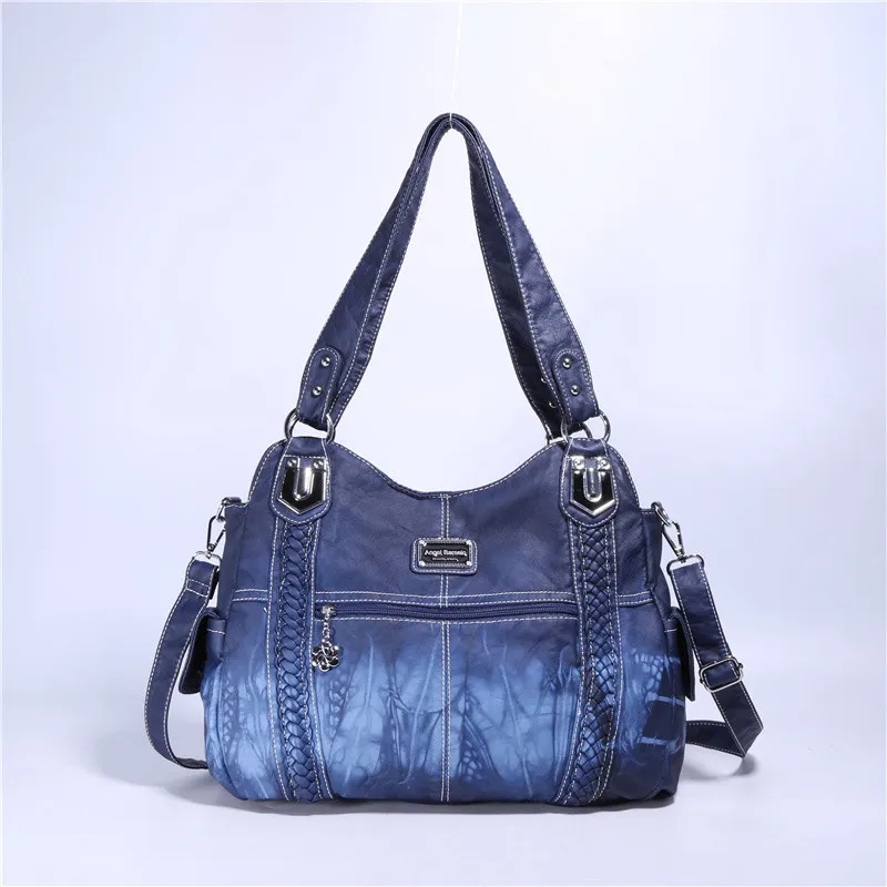 

Angel Barcelo Brand Uniq Tie Dye Print Women Handbag