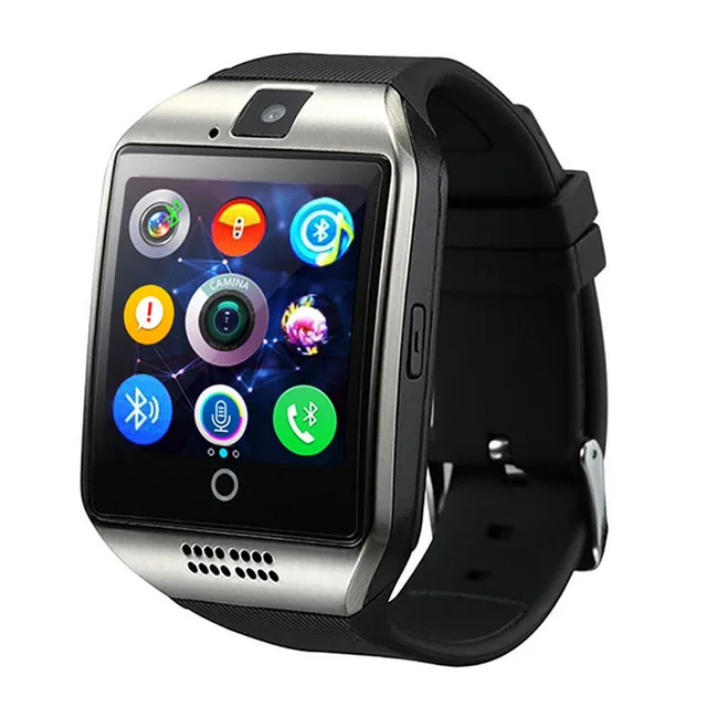 

BT Smart Watch Q18 With Camera Whatsapp Sync Smartwatch Support SIM TF Card For IOS Android