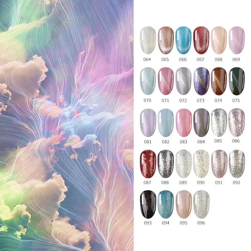 

Robifel Nail Polish Colors New Korean Style Odorless Non Toxic Soak Off Nail Gel Polish 96 Colors Professional UV/LED Gel kit