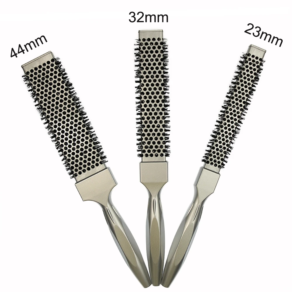 

Straightening Hair Brush Private Label Square Ceramic NanoCurling Styling Hair Brush