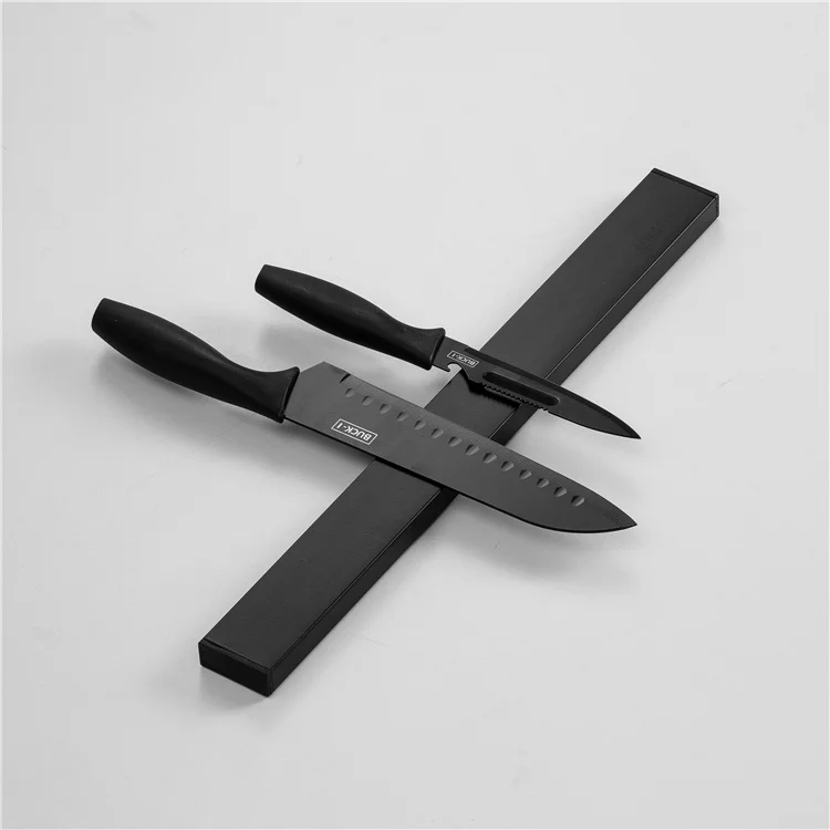 

Hot Sale No Drilling Kitchen Tool Storage Organizer Knife Holder Steel Magnetic Knife Strip Holder