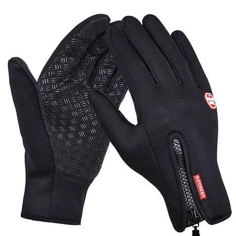 

Hot sale sports bike riding touch screen cycling winter Plush gloves outdoor gel warm skiing windproof full pro gloves, Custom color
