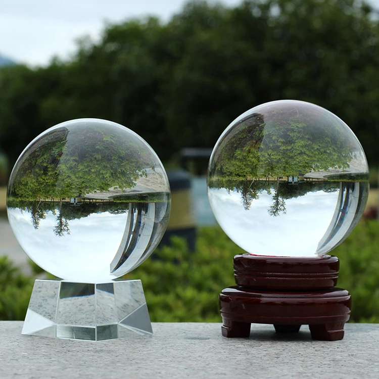 Small Bridge New Design Wholesale Customized 60mm 80mm Crystal Gifts Custom Blank Glass K9 Glass Ball
