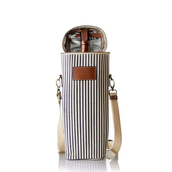 Insulated Wine Bottle Wine Tote Carrier Cooler Bag For Travel Picnic