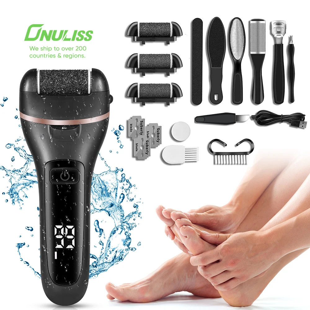 

2022 New Colossal Foot Rasp Foot File and Callus Remover Rechargeable Electric Pedicure Foot File Callus Remover for Dead Skin