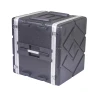 ABS 17" Rack Mountable Shallow Transport Flight Cases Stackable ABS Rack Flight Case Shallow 3U Space Rack Case