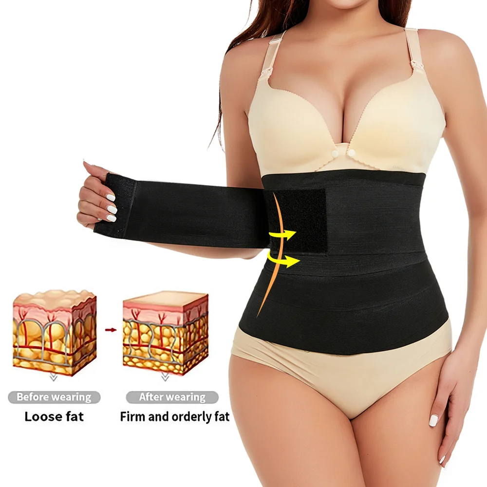 

4Meters 5Meter 6Meters High Elastic Tummy Wrap Belt belly Band Postnatal Pregnancy Maternity Waist bands Bandage