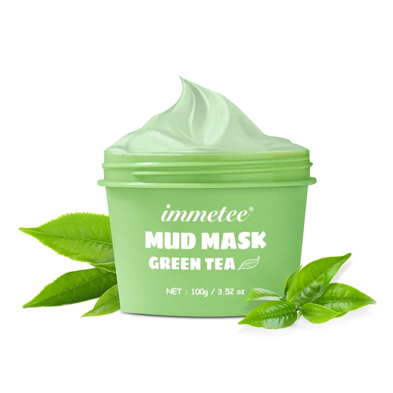 

Best Quality Wholesales Custom Natural Kaolin Mud Hydrating Detoxifying Facial Green Tea Clay Mask