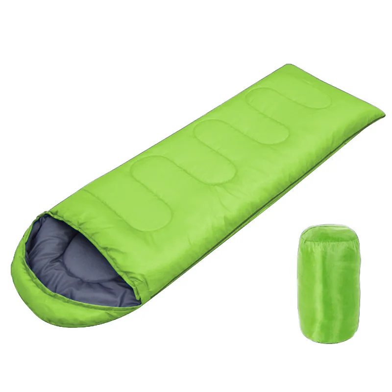 

Outdoor Sports new design Envelope Shape Super Comfortable trekking, hiking, travel waterproof Sleeping Bags, Customized color