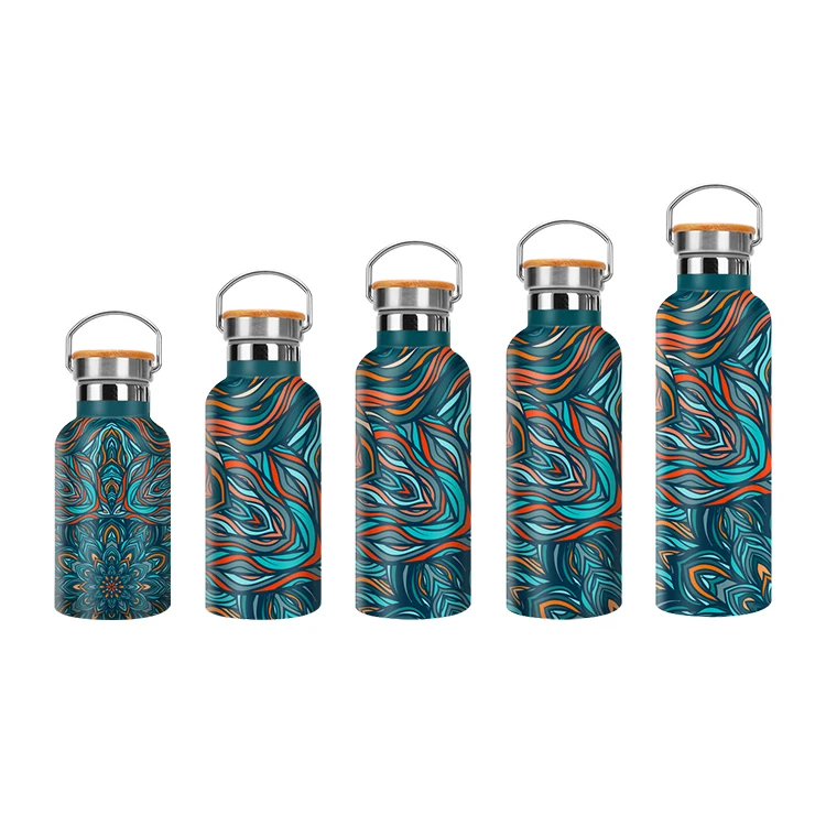 

MIKENDA Portable Custom Logo Eco-friendly Unisex Stainless Steel Sport Water Bottles