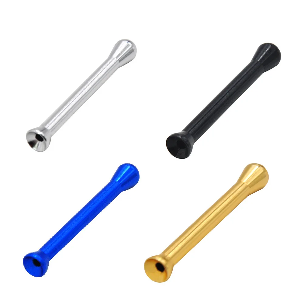 

1pc Aluminum Alloy Snuff Straw Sniffer Snorter Nasal Smoking Pipe Snuffer Nasal Smoking Accessories, As photo