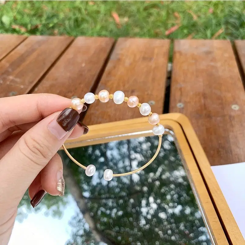 

Freshwater Pearl Women's Bracelet Fashion Simple Temperament Bracelet, Picture