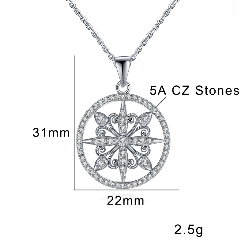 

Fine jewelry Pendants Charms Silver 925 Big Flower of Life Pendant Charms With Micro Paved 5A CZ Stones