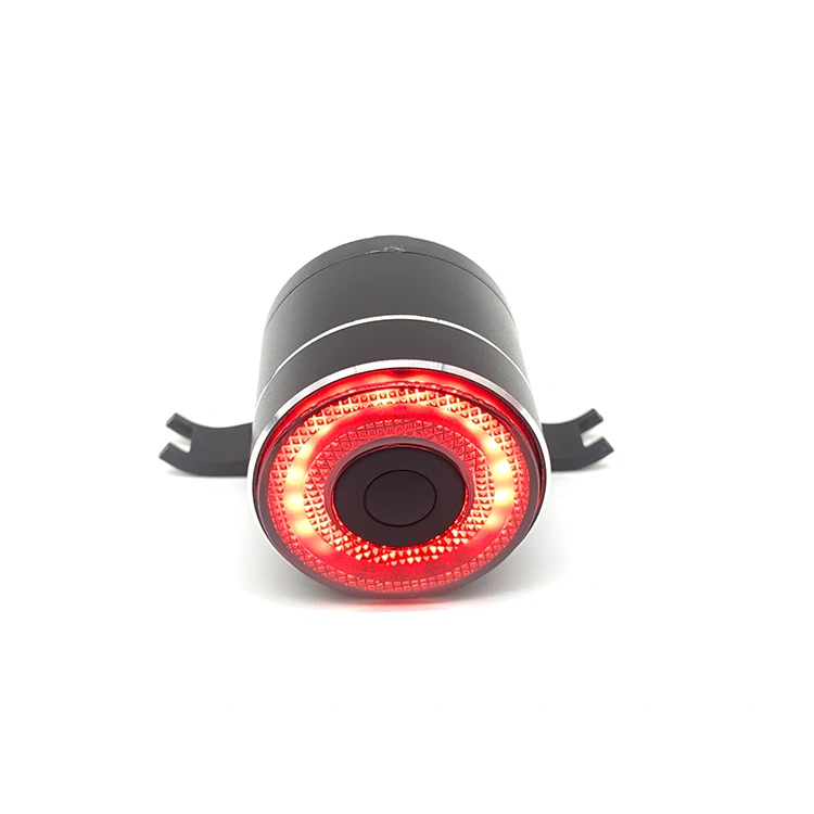 

Q3 Four Lighting Methods Collision Avoidance Rear Light Smart Perception Led Set Bike Light Rechargeable, Black