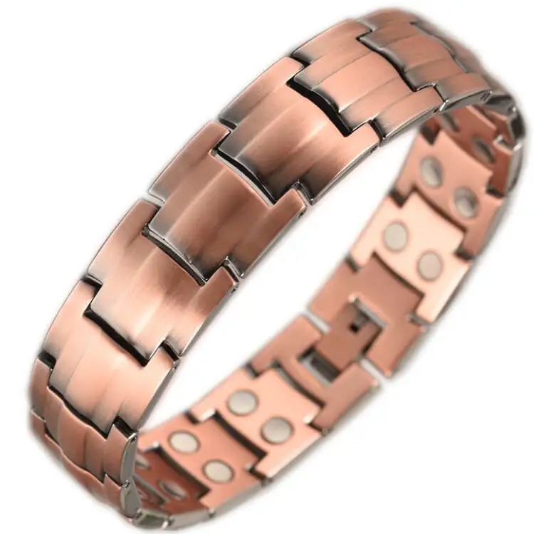 

Inox Wholesale fashion Health Gold magnetic copper bracelet