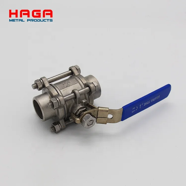 Ball Valve Astm A351 Cf8m Stainless Steel Ball Valve Handle Floating