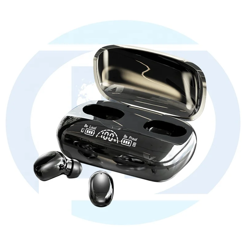 

Wireless Earphone Amazon Top Seller OEM New Product BT5.0 Tws Earbuds LED Display Headset Microphone Earphone