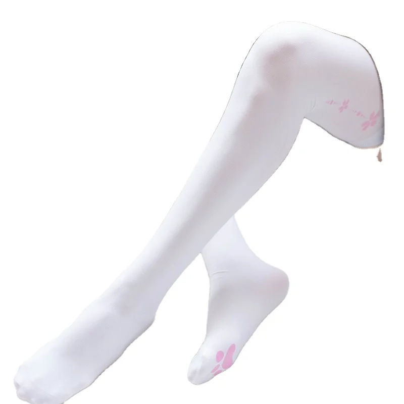 

Japanese Style Women Casual Printing Socks Lengthen Over Knee Cartoon Pattern Stocking Girl Casual Sports Socks