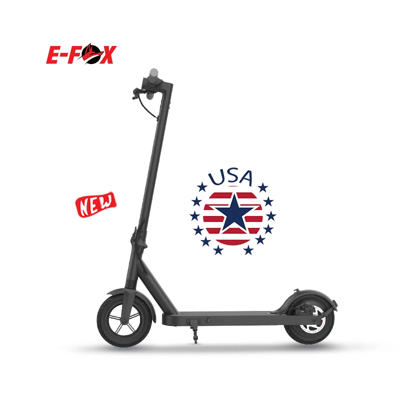 

Adult Electric Scooter Escuter Electrico Europe Dual Brake Folding Warehouse 3 Speed Control Max Speed 20km/h 350W 8711600010, Black