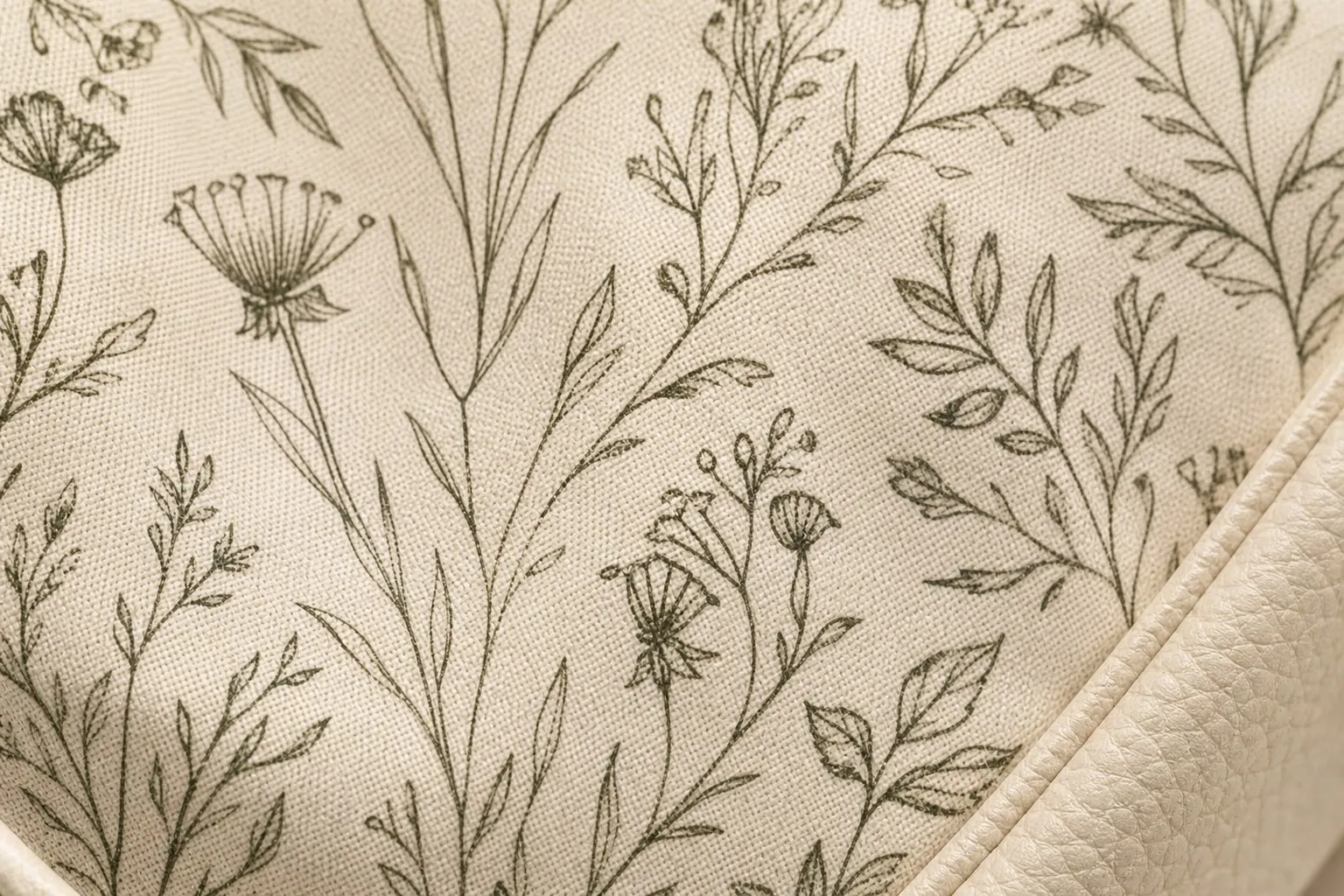 Original Botanical Wildflower Lining Fabric