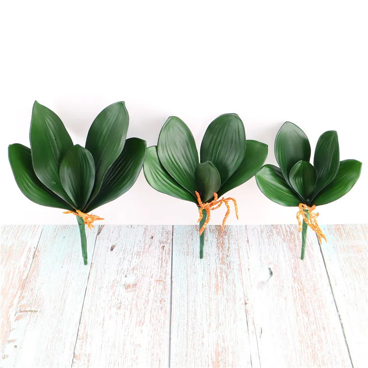 

Wholesale artificial plants orchid leaves