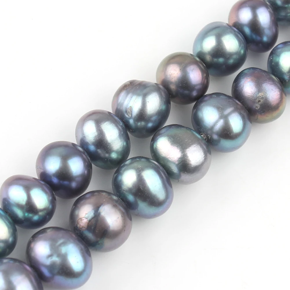 

Wholesale 7-8MM Black Round Pearl Beads for Jewelry DIY Making Bracelet