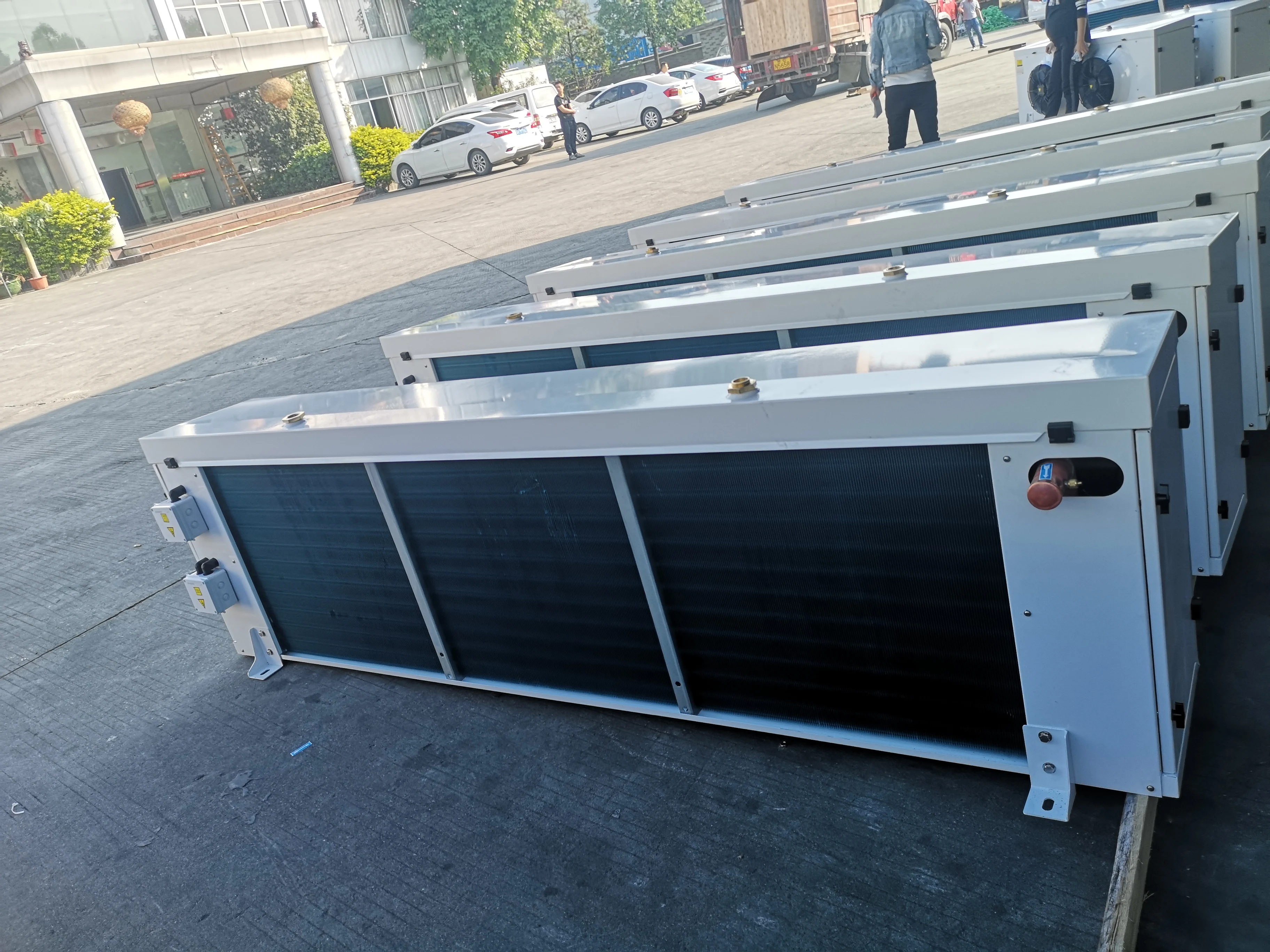 xmk低温蒸发器带蓝色翅片冷库蒸发器冷藏室蒸发空气冷却器冷库机械