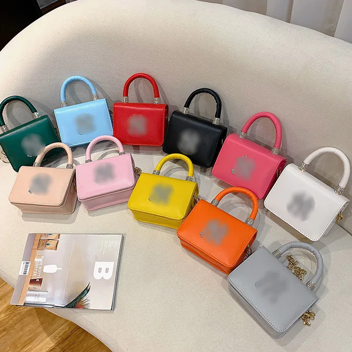 

Wholesale fashion high quality Mini ladies purses satchel messenger bags handbags for women luxury bags, Yellow,black,white,khaki,rose red,red,orange,green,gray,pink,blue