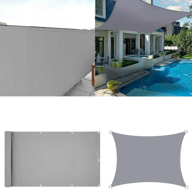 0.9x3m 100% Polyester Heavy Duty Folding Waterproof Balcony Privacy Screen Garden Fence Netting Rainproof Sun Shade Net