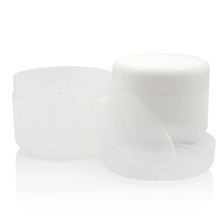 
Empty cosmetic containers 20g 30g 50g 100g 150g 200g 250g clear white plastic cream jar 