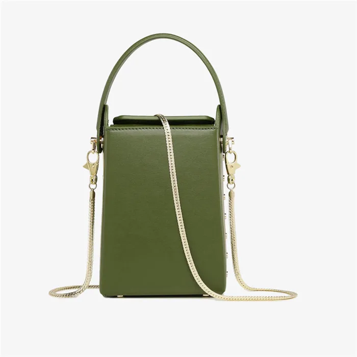 

Genuine Leather Mobile Phone Bag Pouch Crossbody Bag Purse Small Shoulder Bag, Black,green,yellow customize