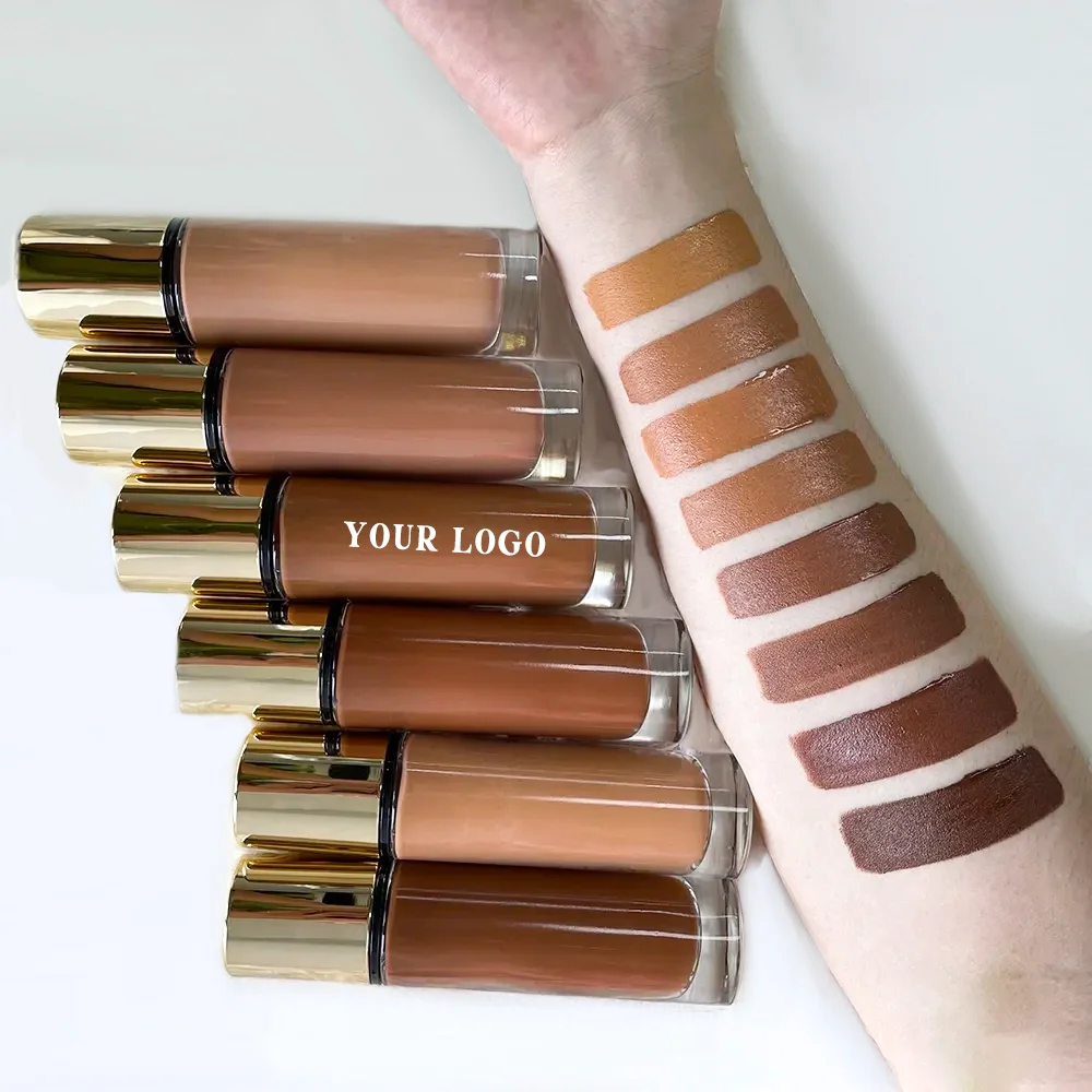 New Arrivals Free Sample 23 Colors Face Primer Fond De Teint Vegan Corretivo Maquiagem Base Full Covarage Foundation