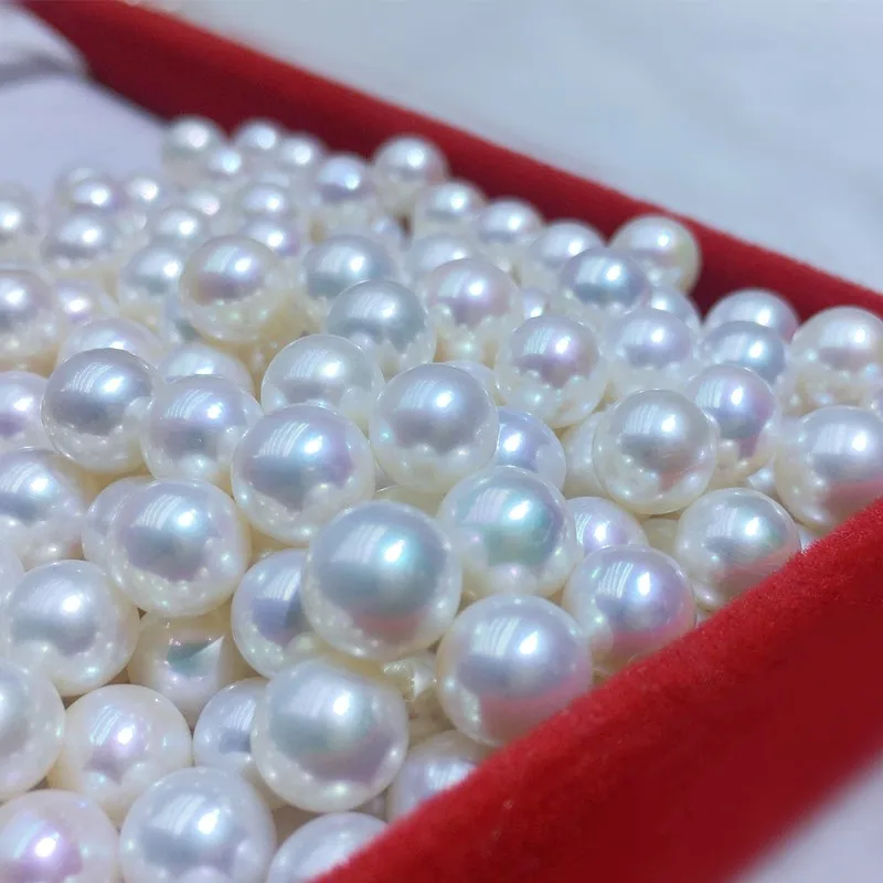 

Haiyang aaa white freahwater pearl edison round, White color