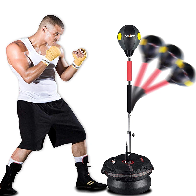 

Custom Boxing Man Punching Bags Heavy Free Standing Boxing Sand Bag, Black