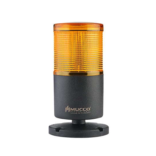 Best Selling High Light Led Signal Tower Warning Light Yellow Steady Light 24V/DC High Quality Signal Tower