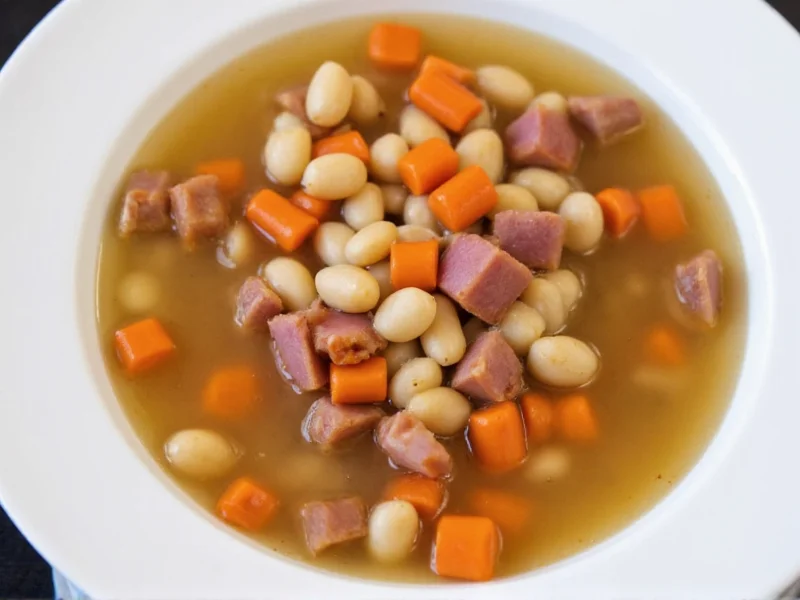 Classic Ham and Bean Soup Recipe: Hearty & Simple