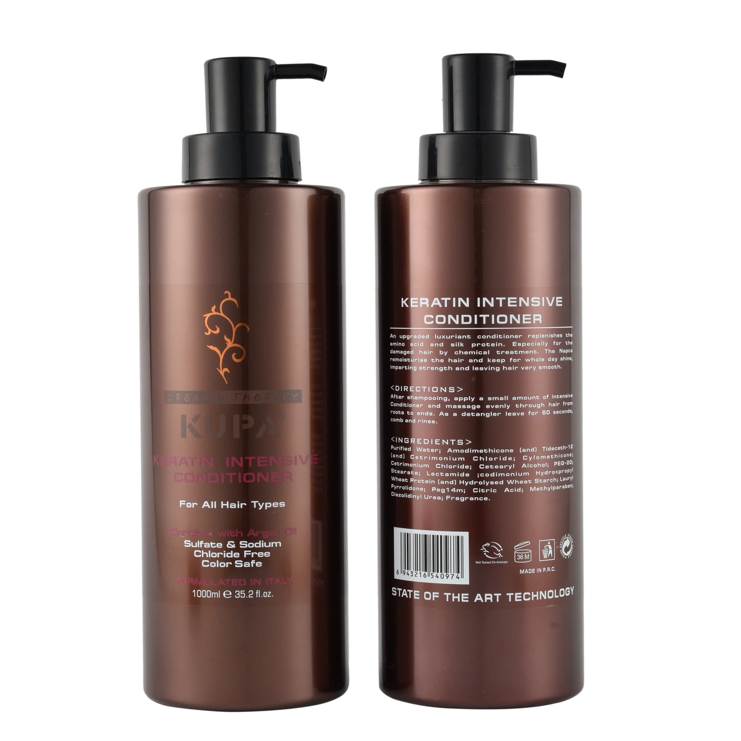 

KUPA Prevent Color Fading Keratin Intensive Conditioner Effectively Restore Hair Elasticity Leave Hair Silky And Soft